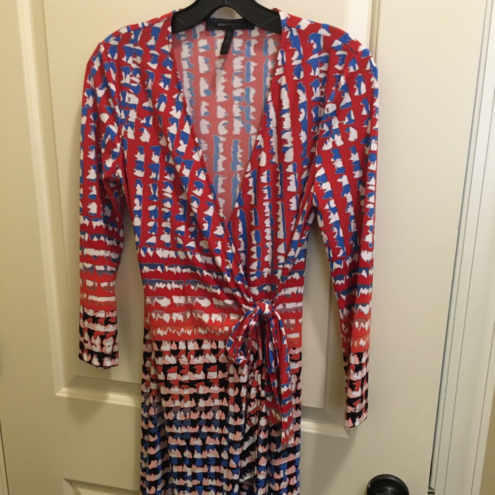 BCBG Wrap Dress-Size Small